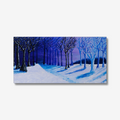 Moonlight on Culzean Snow Original Acrylic Painting-Limited Edition Fine Art