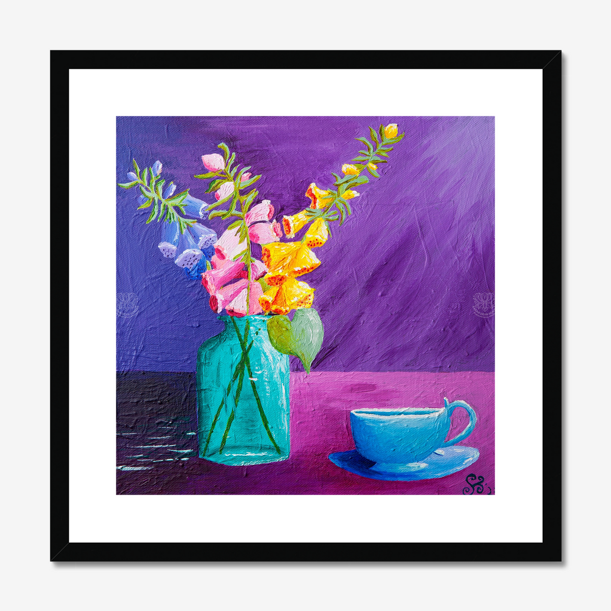 Foxgloves Original Acrylic Painting-Limited Edition Fine Art