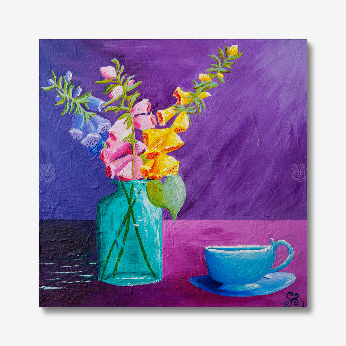 Foxgloves Original Acrylic Painting-Limited Edition Fine Art