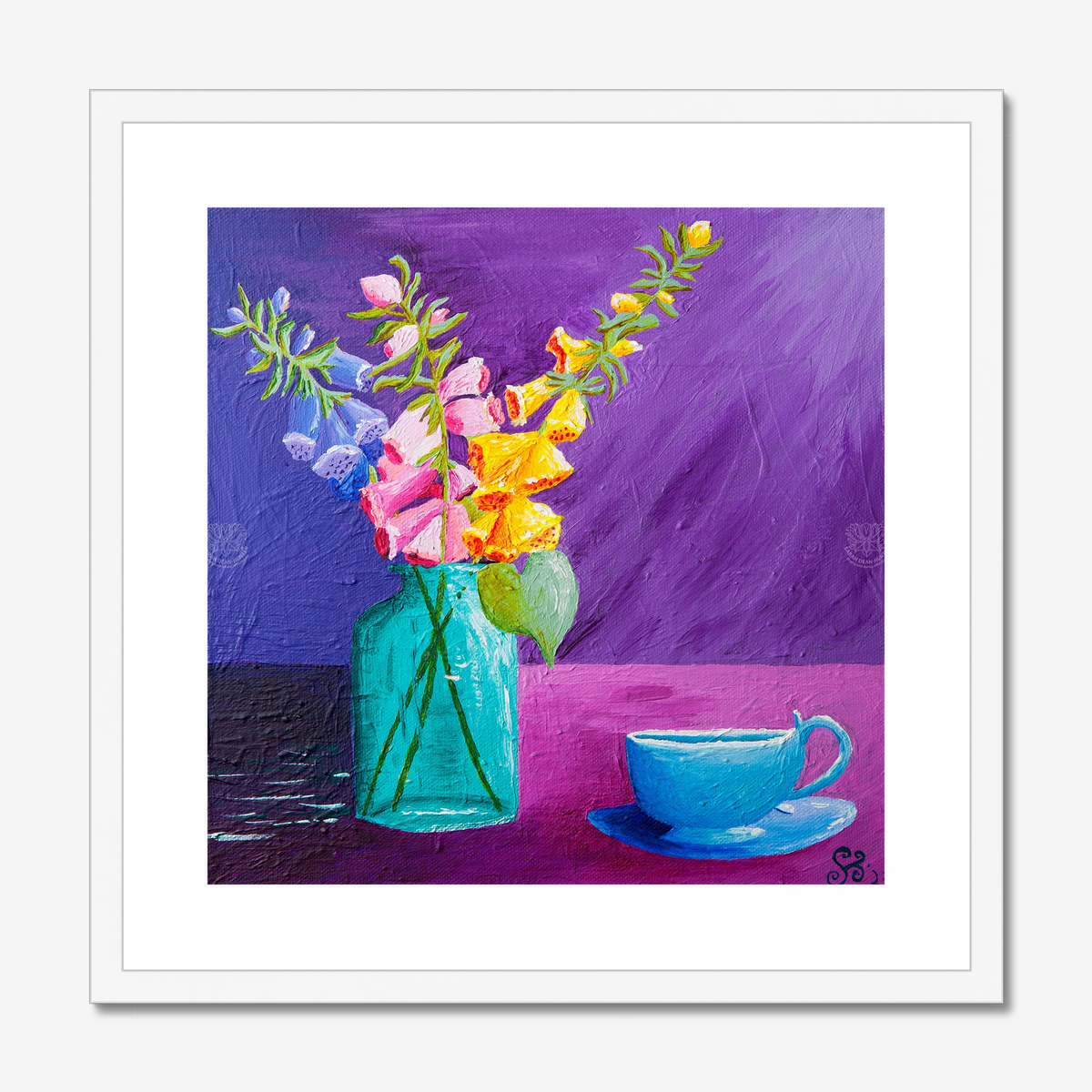 Foxgloves Original Acrylic Painting-Limited Edition Fine Art