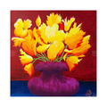 Yellow Tulips Original Acrylic Painting-Limited Edition Fine Art